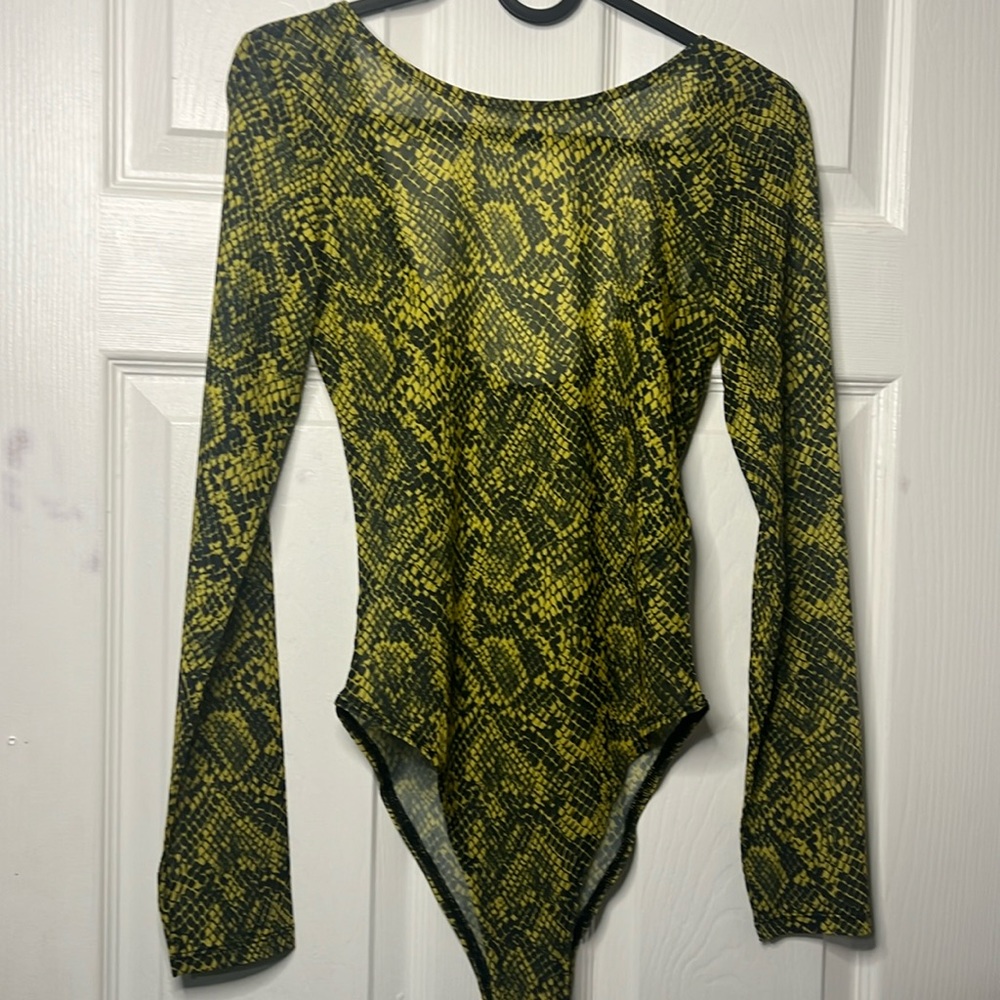 H&M jumpsuit snake print